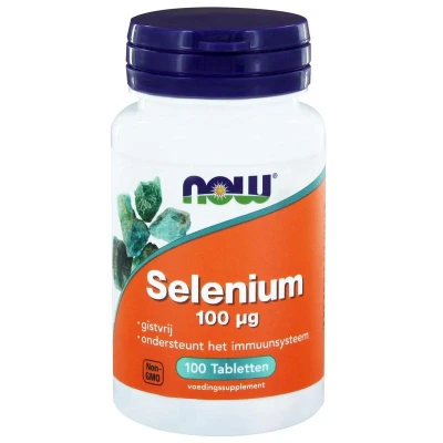 Afbeelding van NOW Selenium 100 ?g Tabletten 100st