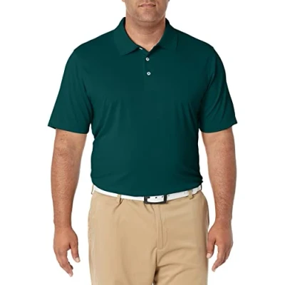 Afbeelding van Amazon Essentials Men&#039;s Sneldrogend golfpoloshirt met normale pasvorm (verkrijgbaar in grote en lange maten), Bosgroen, S