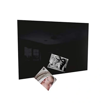 Afbeelding van Magneetbord, verschillende maten en kleuren, inclusief 10 magneten, Made in Germany, 60 x 90 cm, zwart