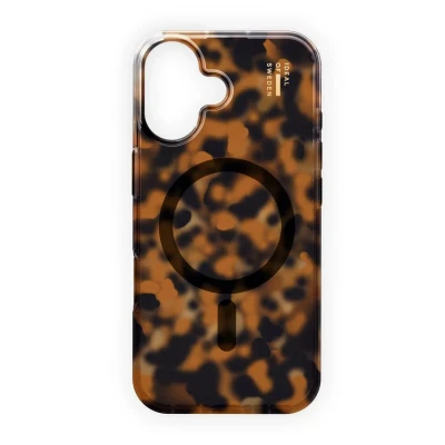 Afbeelding van iDeal Of Sweden Clear Case met magnetische ring geschikt voor iPhone 16 Plus Tortoise