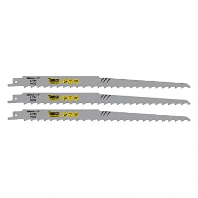 Afbeelding van 3 x SabreCut SCRS1617K_3 300 mm TPI S1617K Zeer snelle reciprozaagbladen voor houtzagen Compatibel met Bosch Dewalt Makita en vele anderen