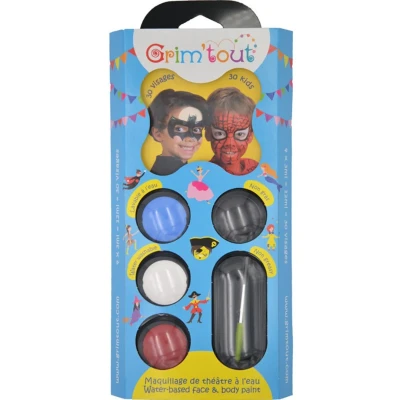 Afbeelding van Grim&#039;tout schminkset 4 kleuren superhelden