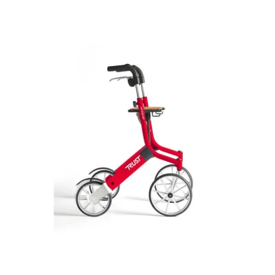 Afbeelding van TrustCare Let&#039;s Go Out Rollator Rood