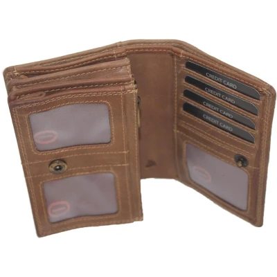 Afbeelding van OI portemonnee Soufflé middel RFID safe hunter Leder