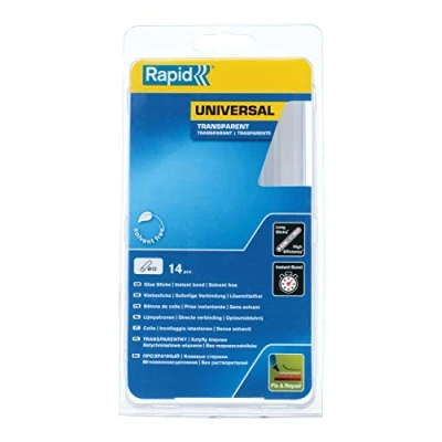 Afbeelding van Rapid Lijmpatronen universeel transparant Ø 12 x 190 mm 14 St.. Blister