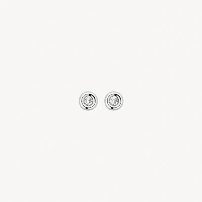 Afbeelding van Blush Diamonds Diamanten Oorknoppen 7628WDI 14k Wit goud 14 Karaat