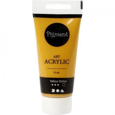 Afbeelding van Creativ Company Pigment Art Acrylverf Ochre Geel, 75ml