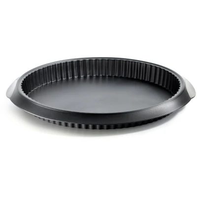 Afbeelding van Lékué quiche taartvorm siliconen Ø28 cm Zwart