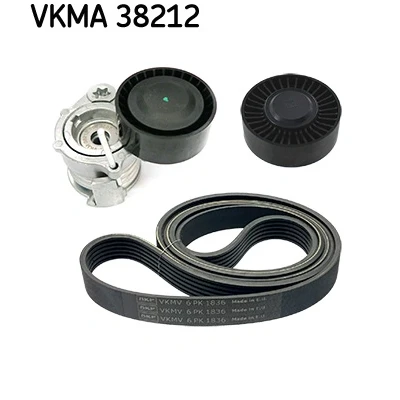 Afbeelding van SKF Poly V riemen kit VKMA 38212