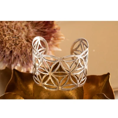 Afbeelding van Levensbloem armband groot