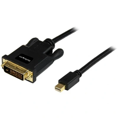 Afbeelding van StarTech.com 3 m lange Mini DisplayPort naar DVI adapterconverterkabel DP 1920x1200 zw