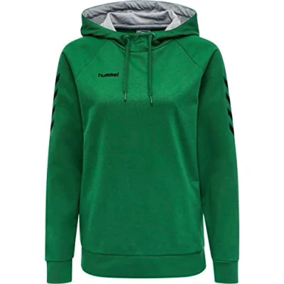Afbeelding van Katoenen damessweatshirt met capuchon Hummel Go