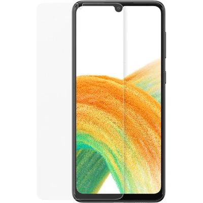 Afbeelding van Case2go Screenprotector voor Samsung Galaxy A33 Tempered Glass Case Friendly Transparant