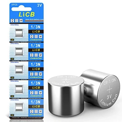 Afbeelding van LiCB 5 stuks CR1/3N 3V lithium knoopcellen CR 1/3N batterijen