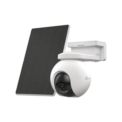 Afbeelding van EZVIZ 4K Beveiligingscamera Buiten Wifi Draadloze + 5W Zonnepaneel, 10400 mAh accu, Persoons /Voertuigdetectie, 360 Buitencamera op Zonne energie, AOV modus, Actieve verdediging, CB8 Pro kit