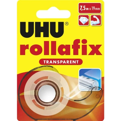 Afbeelding van UHU rollafix TRANSPARENT 36955 Plakband Transparant (l x b) 7.5 m 19 mm 1 stuk(s)