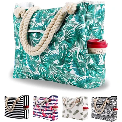 Afbeelding van Ibenzoa® Grote, modieuze strand en reistas voor dames met ruime opbergruimte trendy design