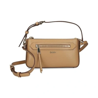 Afbeelding van DKNY Bryant DEMI Handtas, Dames, Maat: One Size, Cappuccino