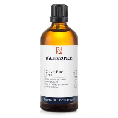 Afbeelding van Naissance Kruidtje Etherische Olie (nr. 183) 100 ml 100% Natuurlijke Pure Kruiden Kruidnagelolie voor Cosmetica, Massage, Aromatherapie, Geurlamp Geurolie Aroma Diffuser