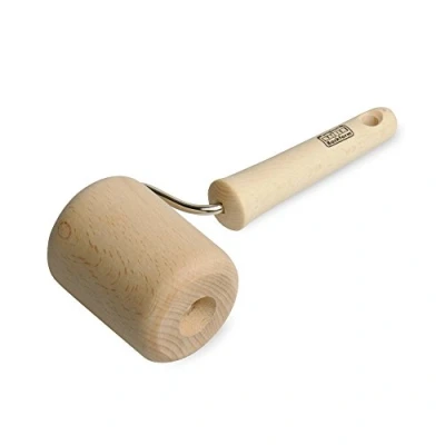 Afbeelding van Kaiser Classic deegroller klein 20 x 7,5 cm, deeguitroller conisch, beukenhout, soepel lopend mechanisme