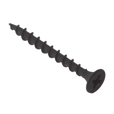Afbeelding van ForgeFix Gipsplaten Schroeven Grof Schroefdraad 3,5 x 38mm Zwart Fosfaat Doos 200