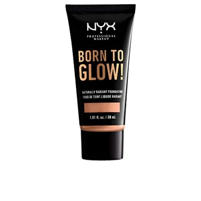 Afbeelding van Nyx Professional Makeup BORN TO GLOW Naturally Radiant Foundation Foundation, Dames, Maat: 30 ml, 07.5 soft beige