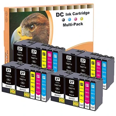 Afbeelding van D&amp;C 20 inktcartridges voor Epson 27XL 27 printercartridges WorkForce WF 3600 Series, 3620 DWF, WF, 3640 DTWF, 7110 DTW, 7600 7610 7620 DTWF