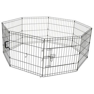 Afbeelding van Adori Puppyren Zwart Hondenbench 61x76 cm