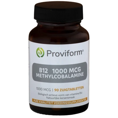 Afbeelding van Proviform Vitamine B12 1000 Mcg methylcobalamine, 90 Zuig tabletten
