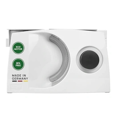 Afbeelding van ritter Markant 01 E Inklapbare elektrische allessnijder &amp; broodsnijmachine met elektrolytisch gepolijst mes, Made in Germany