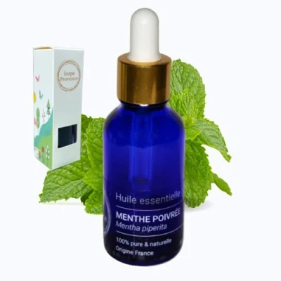 Afbeelding van Etherische pepermuntolie, 10 ml, 100% zuiver en natuurlijk