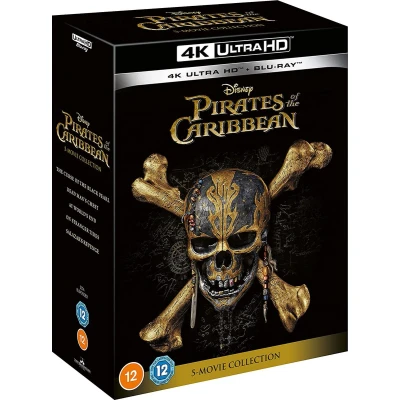 Afbeelding van Pirates of The Caribbean 1 5 4K UHD + blu ray (Import zonder NL OT)